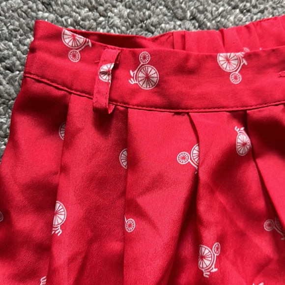 Xhiliration Red Bicycle Skirt - Picture 3 of 6
